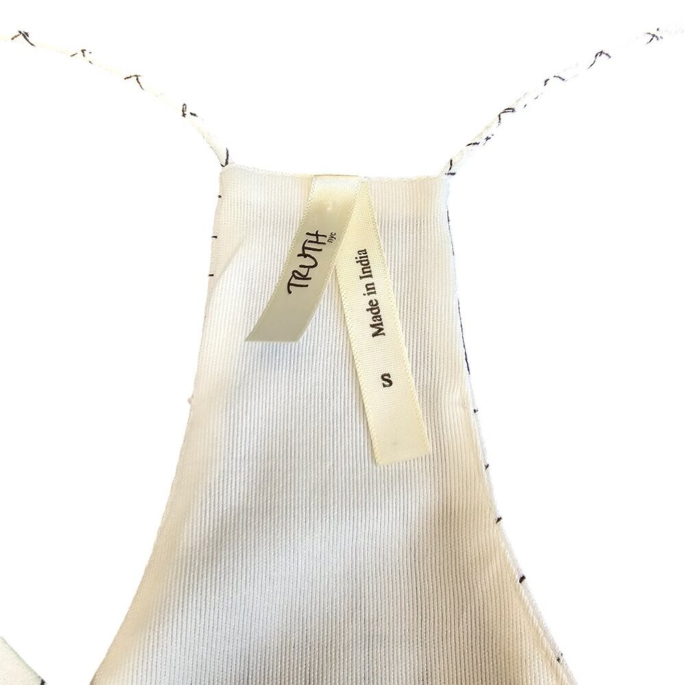 Truth White Dress with Black Grid Pattern Size: S Excellent Used Condition - Picture 5 of 6
